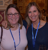 Two members of WHVACR displaying their branded